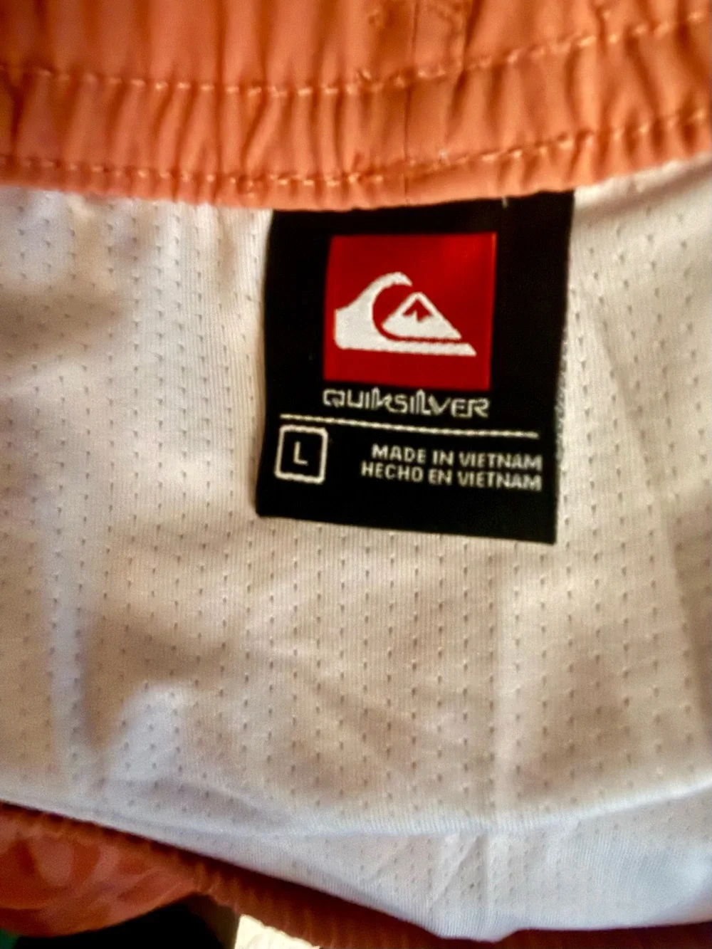 Quiksilver Men's Swim Trunks 7” Coral Swim Shorts NWT